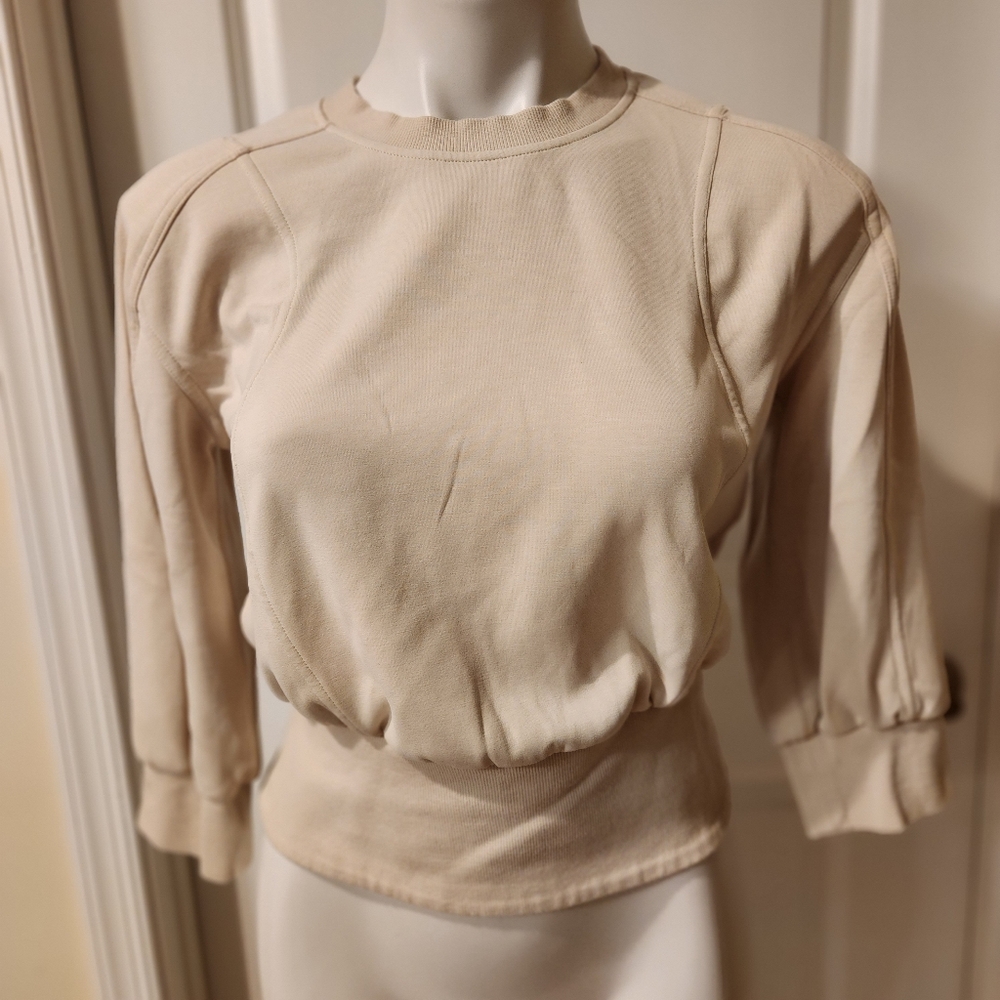 lululemon athletica Cream Long Sleeve Top